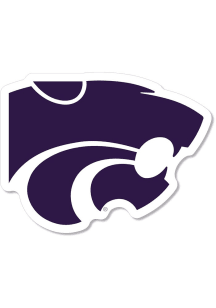 K-State Wildcats Purple MD Cat Head Magnet