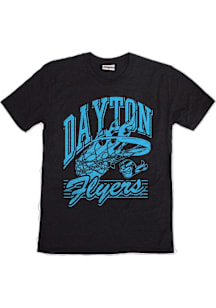 Dayton Flyers Black Arch Name Basketball Short Sleeve Fashion T Shirt