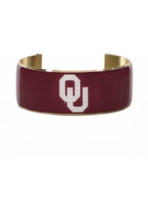 Oklahoma Sooners 1 Inch Cuff Womens Bracelet