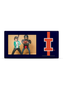 Orange Illinois Fighting Illini Charging Frame Picture Frame