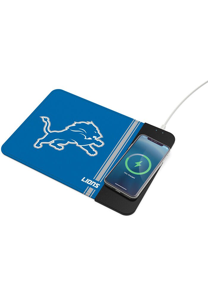 Detroit Lions Wireless Charger and Mouse Pad