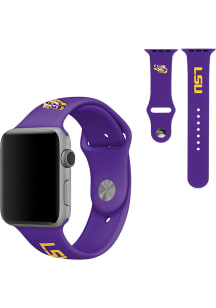 LSU Tigers Purple Silicone Watch Band