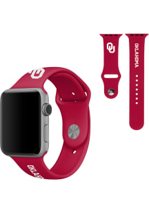 Oklahoma Sooners Crimson Silicone Watch Band