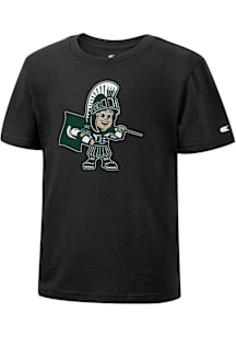 Colosseum Michigan State Spartans Toddler Black Baby Sparty Short Sleeve T-Shirt