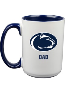 White Penn State Nittany Lions Dad 15oz Ceramic Mug