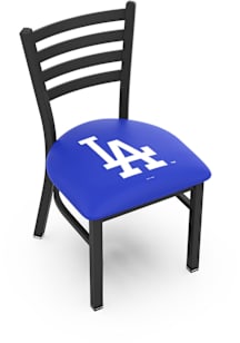 Los Angeles Dodgers Stationary Black Wrinkle Finish Pub Stool - Black