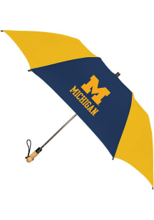 Navy Blue Michigan Wolverines Big Storm Umbrella