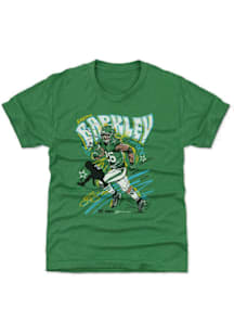 Saquon Barkley Philadelphia Eagles Youth Kelly Green Scribble Player Tee