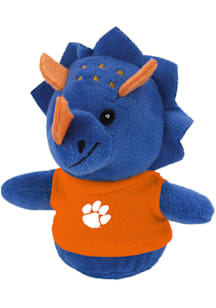 Clemson Tigers Shortie Triceratops Plush - Orange