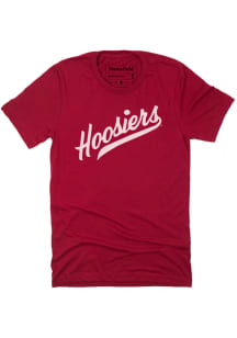 Homefield Indiana Hoosiers Crimson Script Short Sleeve Fashion T Shirt