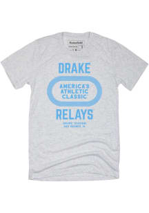 Homefield Drake Bulldogs Grey Relays Short Sleeve Fashion T Shirt