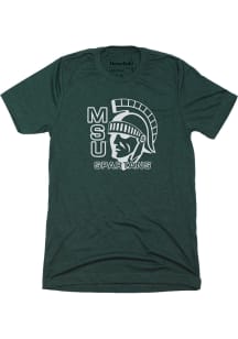 Homefield Michigan State Spartans Green Vault Spartan Short Sleeve Fashion T Shirt