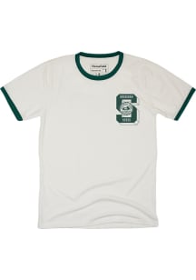 Homefield Michigan State Spartans White Vault S Logo Short Sleeve Fashion T Shirt