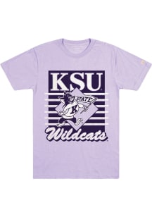 Homefield K-State Wildcats Lavender Throwback Willie Short Sleeve Fashion T Shirt