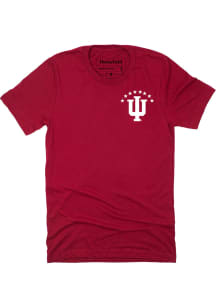 Homefield Indiana Hoosiers Crimson Stars Short Sleeve Fashion T Shirt