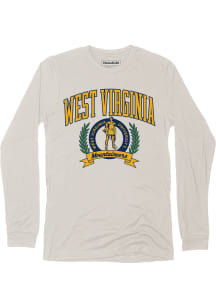 Homefield West Virginia Mountaineers Oatmeal Seal Long Sleeve T Shirt