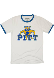 Homefield Pitt Panthers White Ringer Short Sleeve Fashion T Shirt