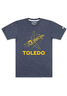 Homefield Toledo Rockets Navy Blue Vintage Rocket Short Sleeve Fashion T Shirt