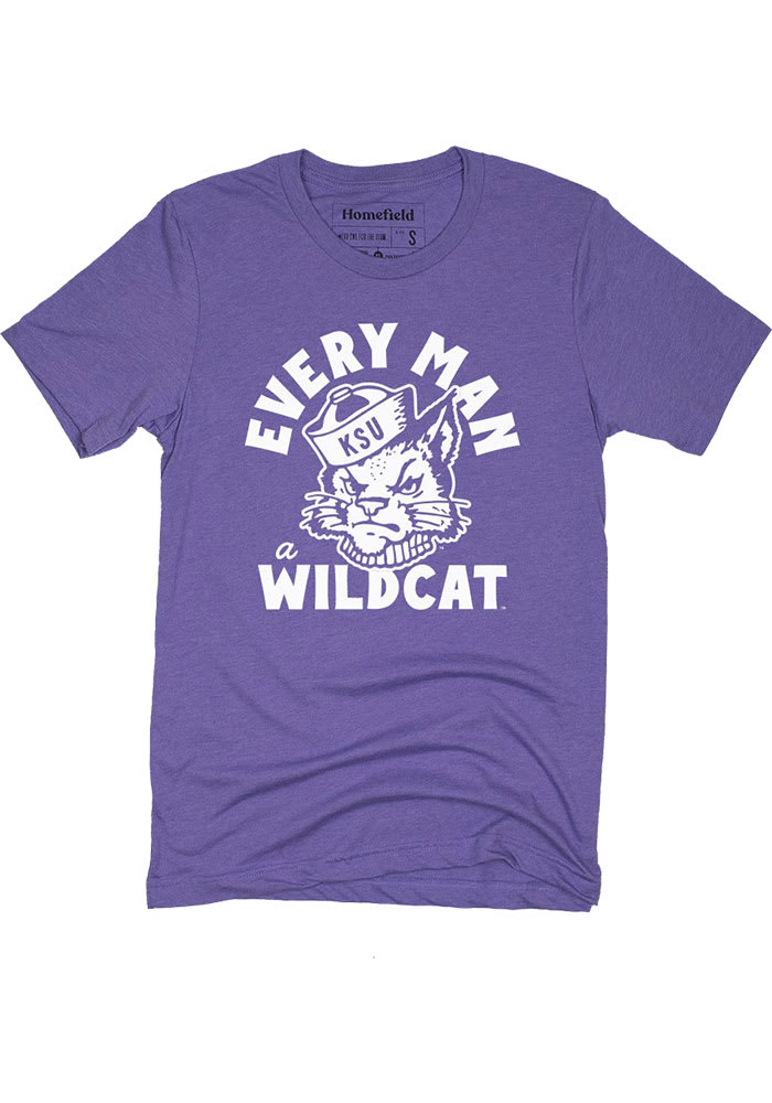 Homefield K-State Wildcats Purple Every Man Short Sleeve Fashion T Shirt