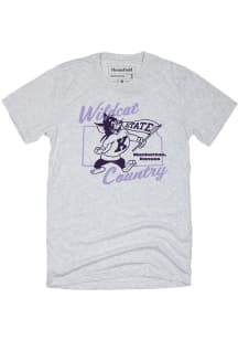 Homefield K-State Wildcats Ash Wildcat Country Short Sleeve Fashion T Shirt