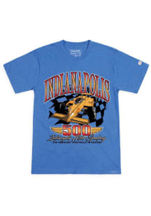Homefield Indianapolis Blue Indy 500 Car Short Sleeve Fashion T Shirt