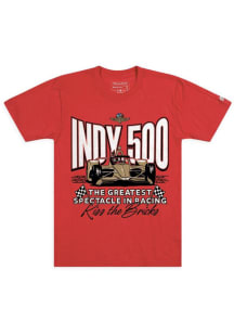 Homefield Indianapolis Red Greatest Spectacle in Racing Short Sleeve Fashion T Shirt