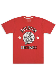 Homefield Houston Cougars Red Phi Slama Jama Basketball Short Sleeve Fashion T Shirt