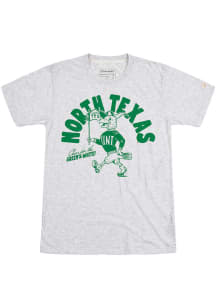 Homefield North Texas Mean Green Grey Vintage Green and White Short Sleeve Fashion T Shirt