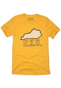 Homefield Northern Kentucky Norse Gold Vintage NKU Norse Short Sleeve Fashion T Shirt
