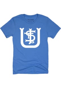 Homefield Saint Louis Billikens Blue Vintage STLU Short Sleeve Fashion T Shirt