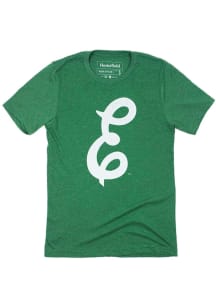 Homefield Eastern Michigan Eagles Green Cursive E Short Sleeve Fashion T Shirt