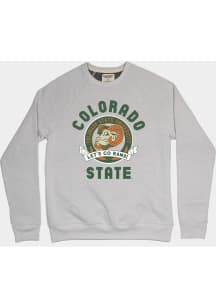 Homefield Colorado State Rams Mens Grey Old Aggie Long Sleeve Fashion Sweatshirt