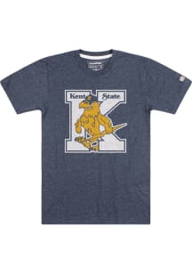 Homefield Kent State Golden Flashes Navy Blue Retro Logo Short Sleeve T Shirt