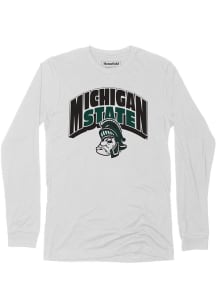 Homefield Michigan State Spartans White Vault Logo Long Sleeve T Shirt