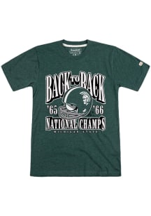 Homefield Michigan State Spartans Green Football National Champs Short Sleeve Fashion T Shirt