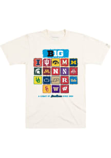 Big Ten White Homefield 2024 Inaugural Year Short Sleeve Fashion T Shirt