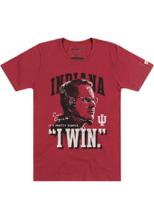 Indiana Hoosiers Crimson Homefield Coach Cignetti Short Sleeve T Shirt