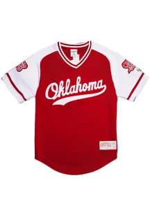 Homefield Oklahoma Sooners Mens Crimson Batters Practice Baseball Jersey