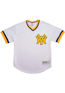 Homefield West Virginia Mountaineers Mens White Batters Practice Baseball Jersey