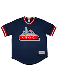 Homefield Arizona Wildcats Mens Navy Blue Batters Practice Baseball Jersey