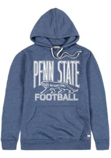 Mens Penn State Nittany Lions Navy Blue Homefield Vault Football Long Sleeve Fashion Hood