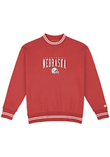 Homefield Nebraska Cornhuskers Mens Red Fall Football Long Sleeve Fashion Sweatshirt