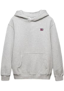 Homefield Kansas Jayhawks Mens Grey Heavyweight Fashion Hood