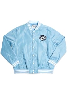 Homefield North Carolina Tar Heels Mens Light Blue Script Bomber Light Weight Jacket