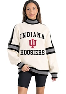 Gameday Couture Indiana Hoosiers Womens White Vivid Motion Crew Sweatshirt
