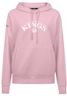 Levelwear Los Angeles Kings Womens Pink Adorn Arched Hooded Sweatshirt