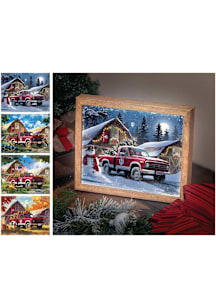 Indiana Hoosiers team logo Table Lamp