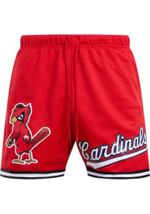 Pro Standard St Louis Cardinals Mens Red Logo Classic Shorts