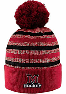 LogoFit Miami RedHawks Black Doc Marled Mens Knit Hat