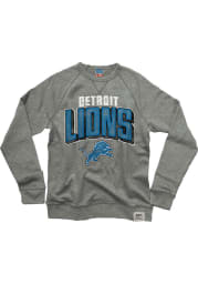 Junk Food Clothing Detroit Lions Mens Grey Formation Fleece Long Sleeve Fashion Sweatshirt